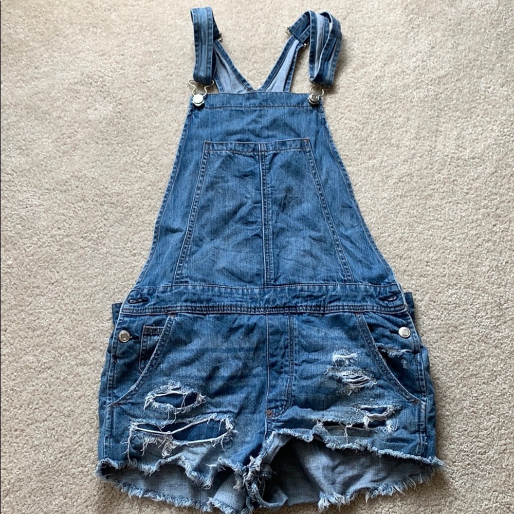 Overall Shorts
